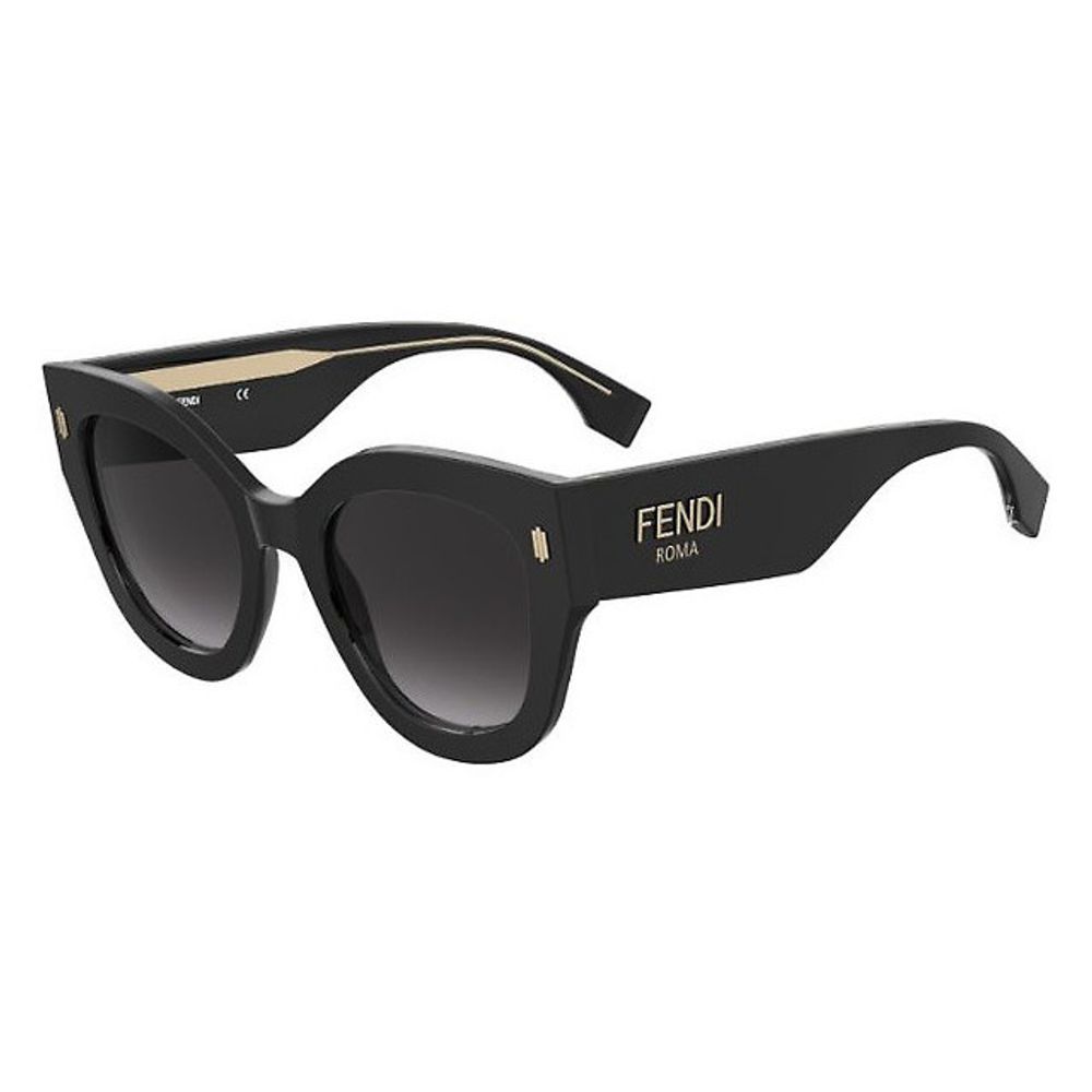 Óculos de Sol Fendi OC FF 0439/S 001 61JO Feminino, Unisex Quadrado  ÓTICAS